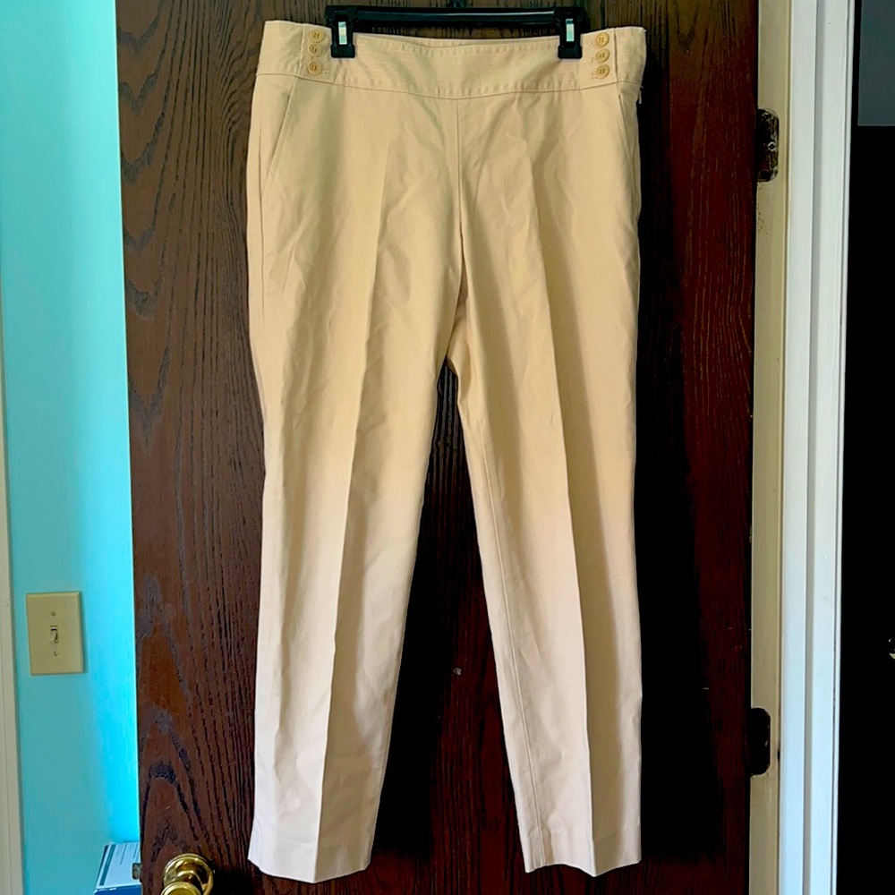 Talbots size 10 cotton tan khaki pants